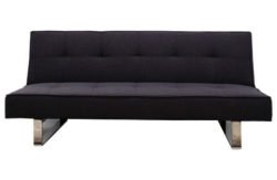 Channing Fabric Clic Clac Sofa Bed - Dark Grey